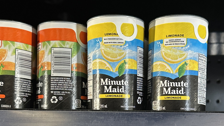 Minute Maid frozen juice