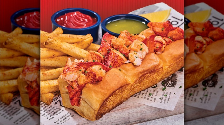 The lobster roll from Red Lobster