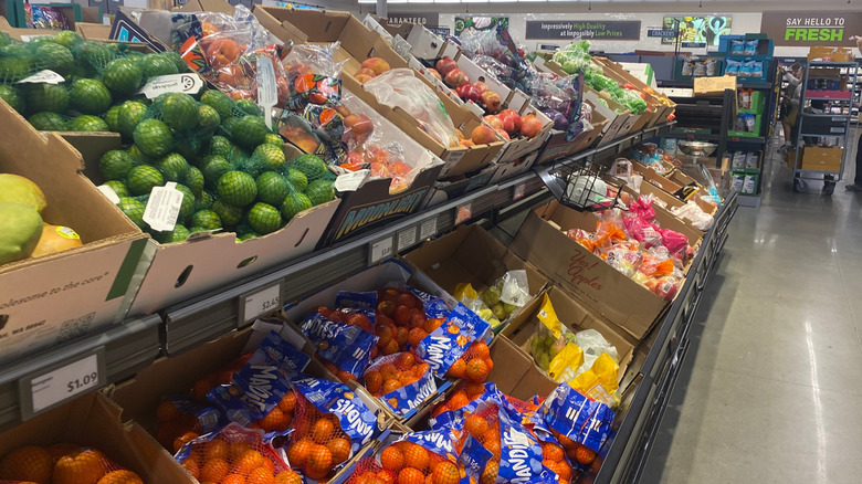 Aldi produce section