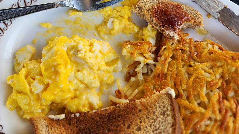 Waffle House All Star Breakfast plate