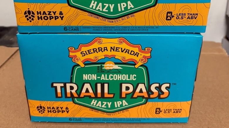 Boxes of Sierra Nevada Trail Pass IPA Non-Alcoholic