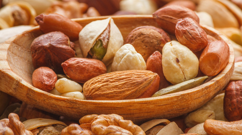 Different types of nuts