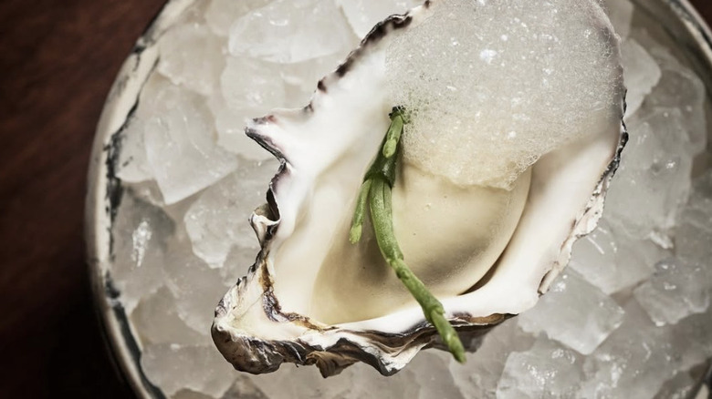 Oyster ice cream