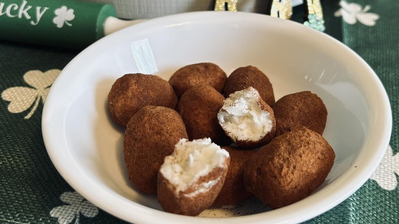 Potato candy in a bowl