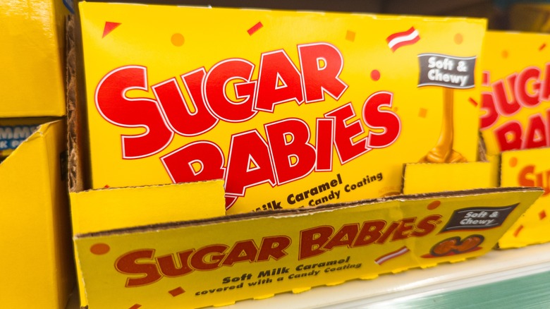 Box of Sugar Babies candy