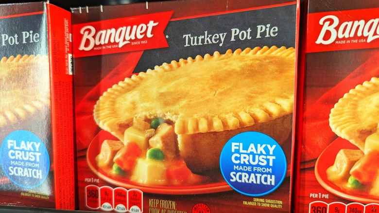 Banquet Turkey Pot Pie frozen dinner