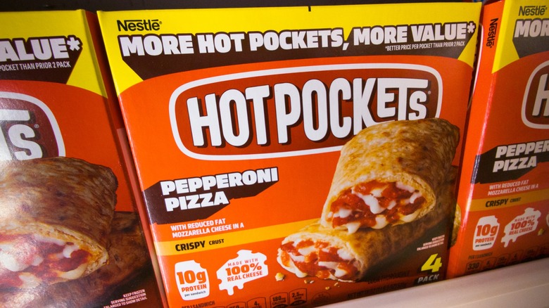 Pepperoni Pizza Hot Pockets frozen food