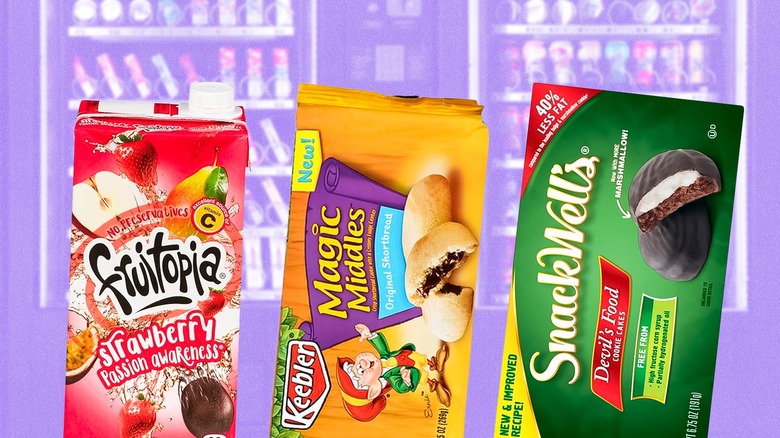 Fruitopia. Keebler Magic Middles. Snackwell´s Devil´s food cakes. Old School Vending Machine snacks