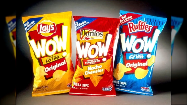 Lays, Ruffles, and Doritos WOW! Chips