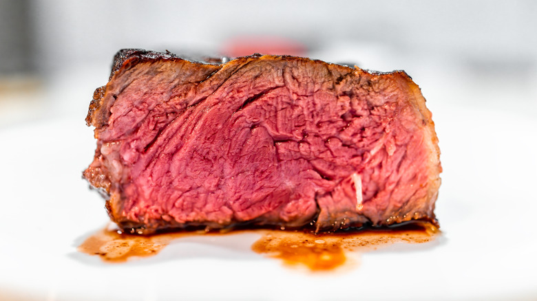 Pittsburgh style black and blue steak