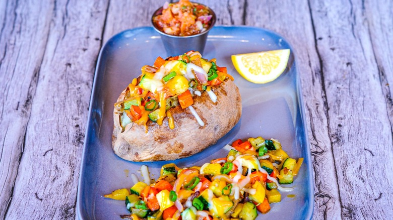 Claim Jumper Steakhouse & Bar Veggie Baker loaded baked potato