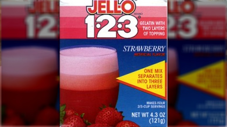 Jell-O 1-2-3 packaging