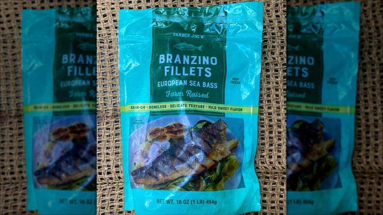 Package of Trader Joe's Branzino Fillets