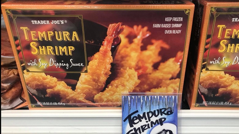 Package of Trader Joe's Tempura Shrim;p