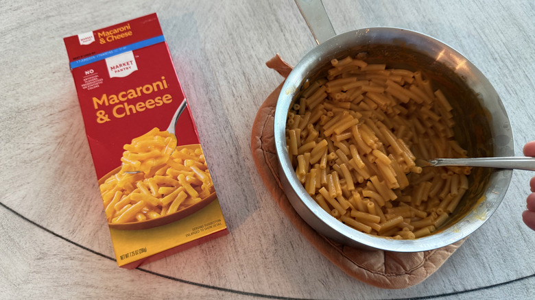 Market Pantry noodles and box