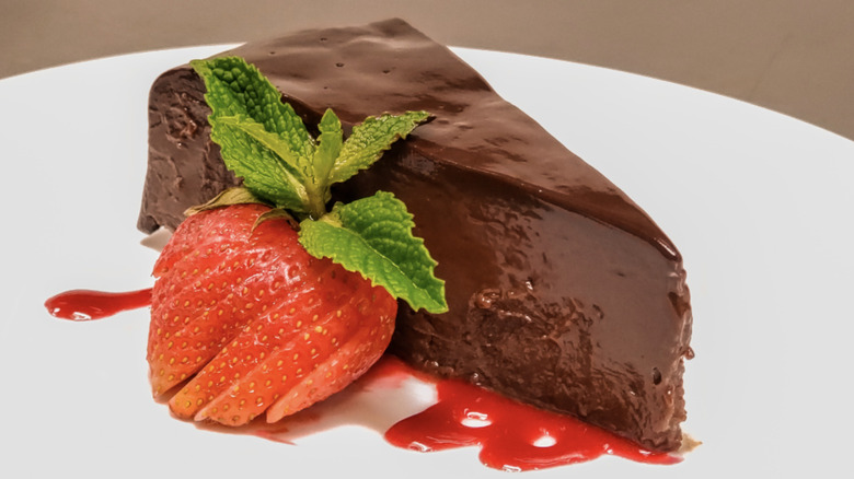 Chocolate Sin Cake at Ruth's Chris