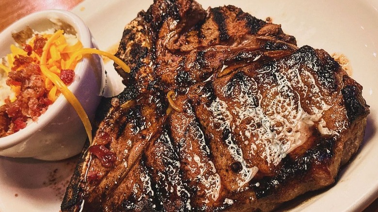 Steak at Texas Roadhouse