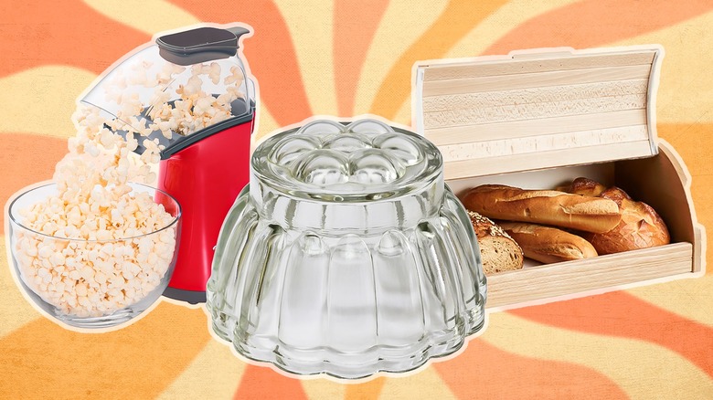 Composite image of 1970s kitchen items