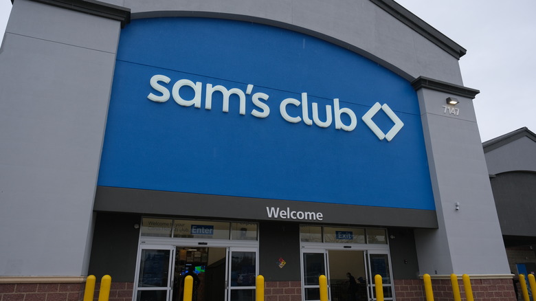 Sam's Club warehouse club entrance
