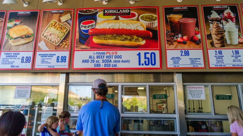 Costco's hot dog combo priced at $1.50