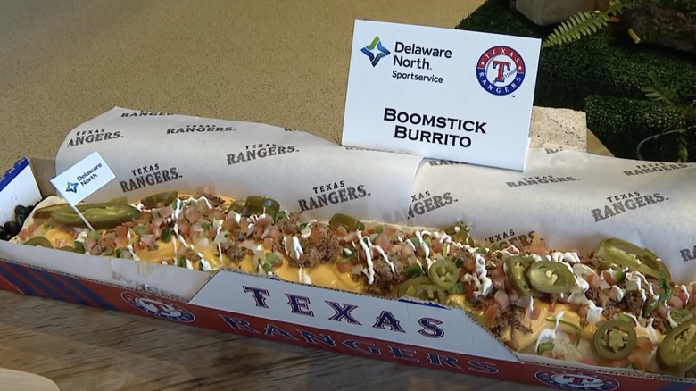 boomstick burrito at globe life field