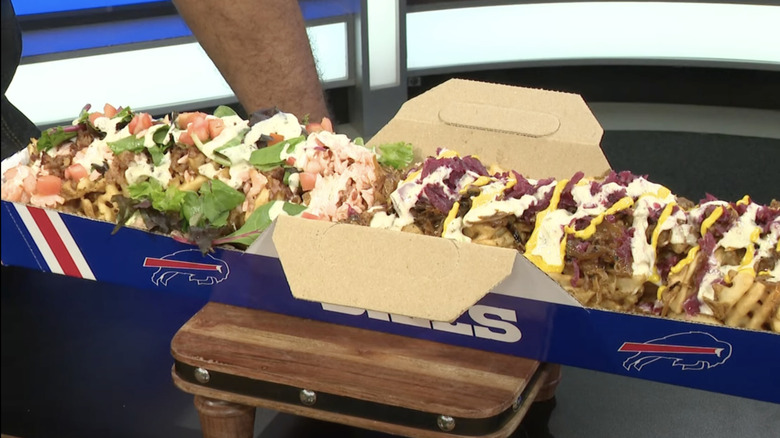buffalo bills waffle fry battle boat
