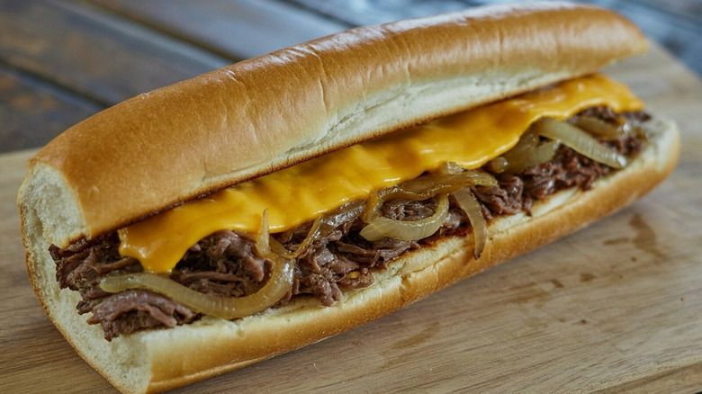 a philly cheesesteak