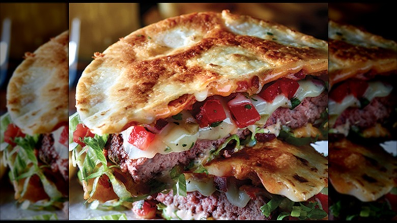Applebee's Quesadilla Burger