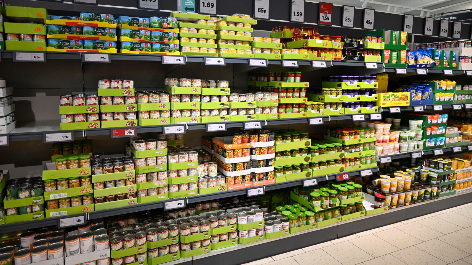 14 Cheap Canned Foods At Aldi You Need To Find On Your Next Shopping Trip