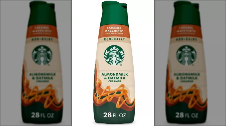 Starbucks Non-Dairy Almond and Oat Milk Caramel Macchiato Coffee Creamer