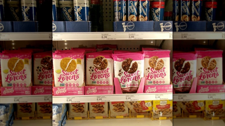 Sweet Loren's cookie dough in fridge