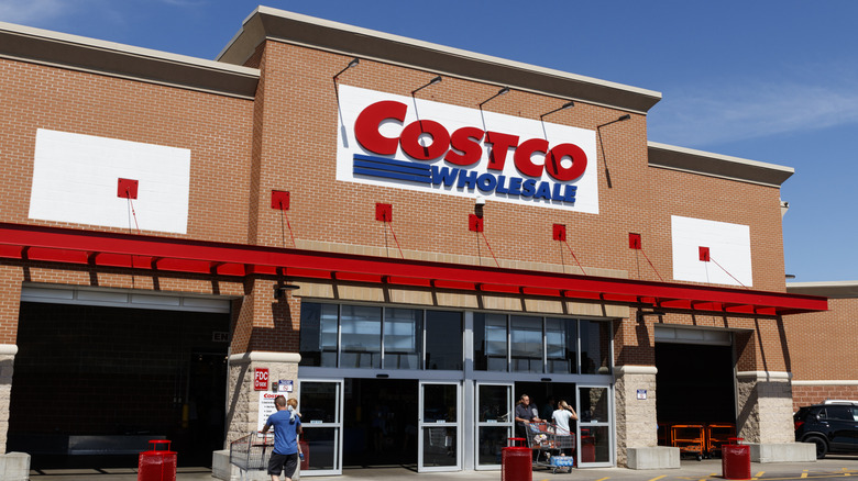 The outside of a Costco Wholesale store
