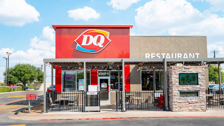 Dairy Queen storefront on sunny day