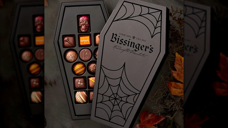 Black Coffin Gift Box of Chocolates