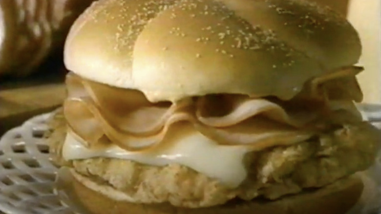 Wendy's Chicken Cordon Bleu sandwich