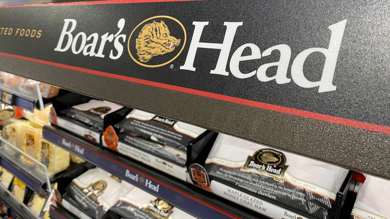 Boar's Head deli case
