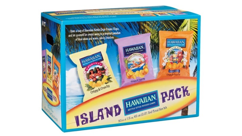 A variety Island Pack of Hawaiian Kettle Style Potato Chips