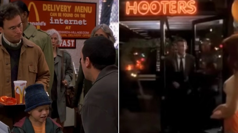 Big Daddy scenes in both a McDonald's and a Hooters