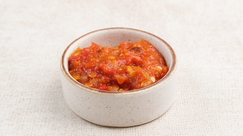 Bowl of sambal