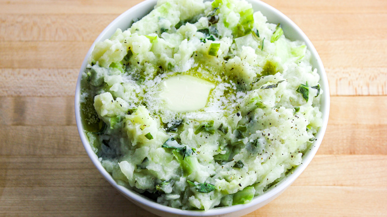 Bowl of colcannon