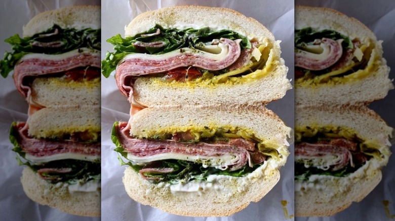 The Molinari Special Italian Combo sliced
