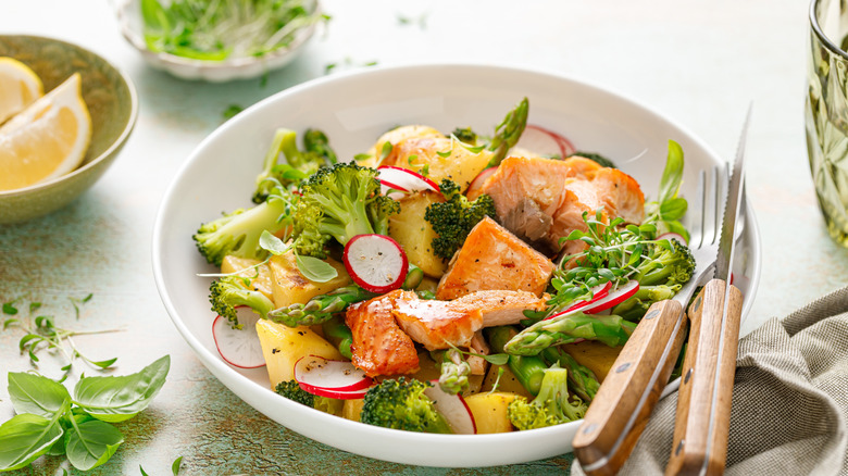 Asparagus in a salad