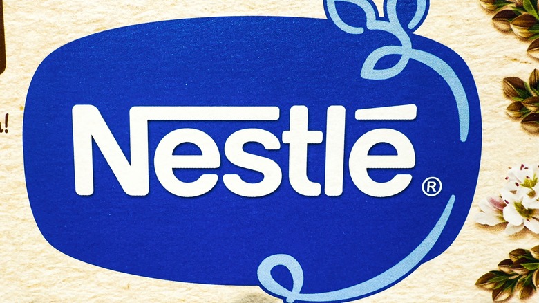 Nestle logo on product