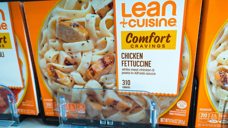 Lean Cuisine chicken fettuccine meal
