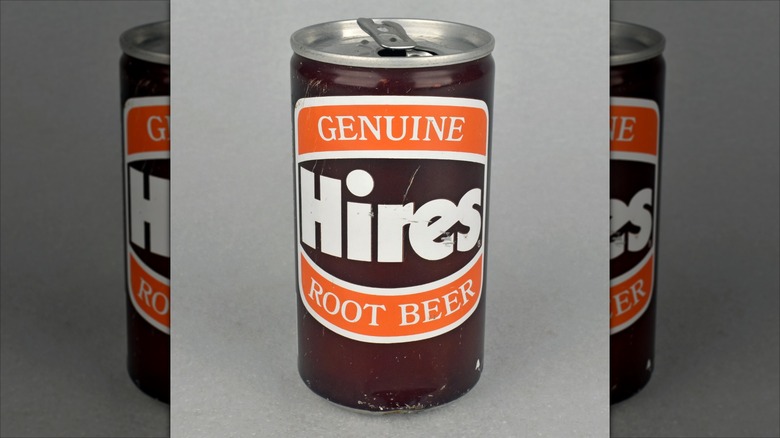 Can of Hires Root Beer