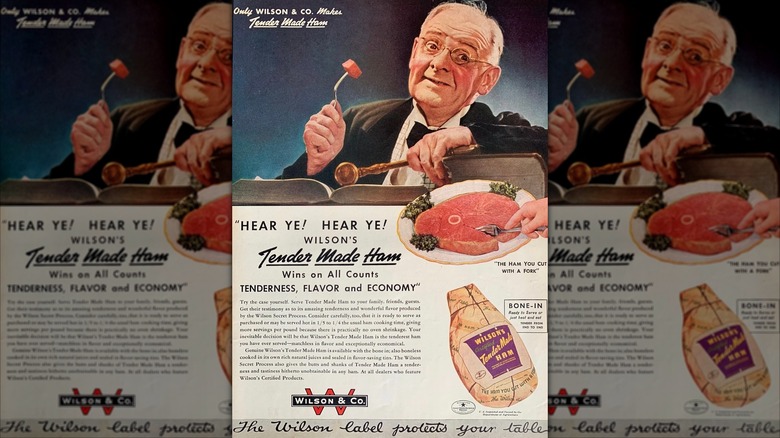 Ad for Wilson & Co's ham