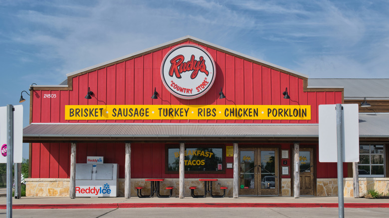 The exterior of a Rudy's Country Store