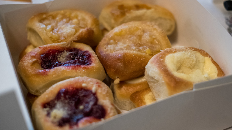 White box of kolaches