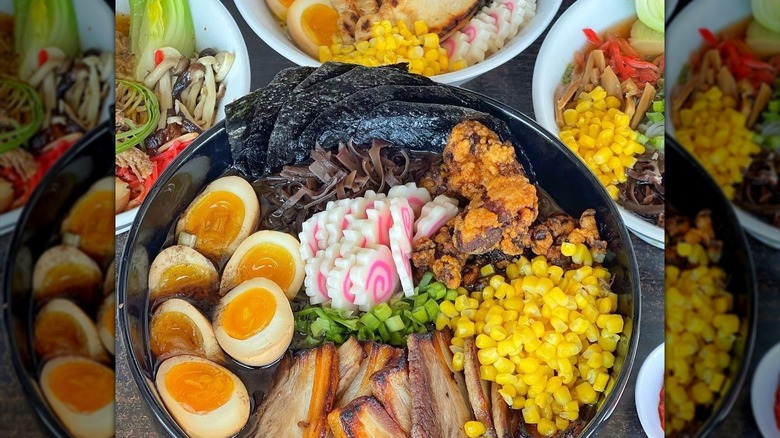 Bowl of shinigami at Shokku Ramen