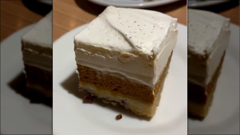 The Alley Restaurant at Aiea Bowl Pumpkin Crunch dessert